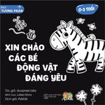 Tải hình ảnh vào trình xem Thư viện, Combo 4 Cuốn: Bộ Sách Tương Phản - Kích Thích Thị Giác Trẻ Sơ Sinh (Tặng Kèm 6 Thẻ Kích Thích Thị Giác)