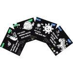 Tải hình ảnh vào trình xem Thư viện, Combo 4 Cuốn: Bộ Sách Tương Phản - Kích Thích Thị Giác Trẻ Sơ Sinh (Tặng Kèm 6 Thẻ Kích Thích Thị Giác)