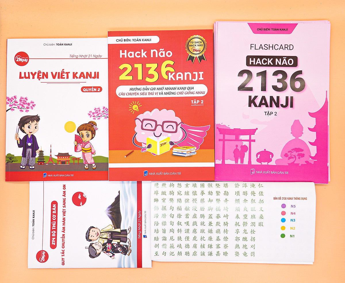 HACK NÃO KANJI Hack Não 2136 Kanji (Combo) – Librairie Tiệm Mọt