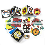 Tải hình ảnh vào trình xem Thư viện, Set Học Liệu Kích Thích Thị Giác Cho Trẻ Sơ Sinh Dạng Đứng Zig Zac Flasdcards