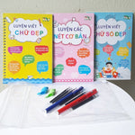 Charger l'image dans la galerie, Vở Tập Viết Luyện Chữ Với Bút Tự Xoá Thần Kỳ (3 Quyển Kèm Bút)