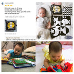 Tải hình ảnh vào trình xem Thư viện, Set Học Liệu Kích Thích Thị Giác Cho Trẻ Sơ Sinh Dạng Đứng Zig Zac Flasdcards