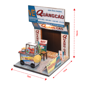 Mô Hình Sài Gòn Thu Nhỏ - Xe Bánh Mỳ - AD02