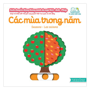 Sách Chuyển Động - Đa Ngữ A-V-P: Seasons - Các Mùa Trong Năm