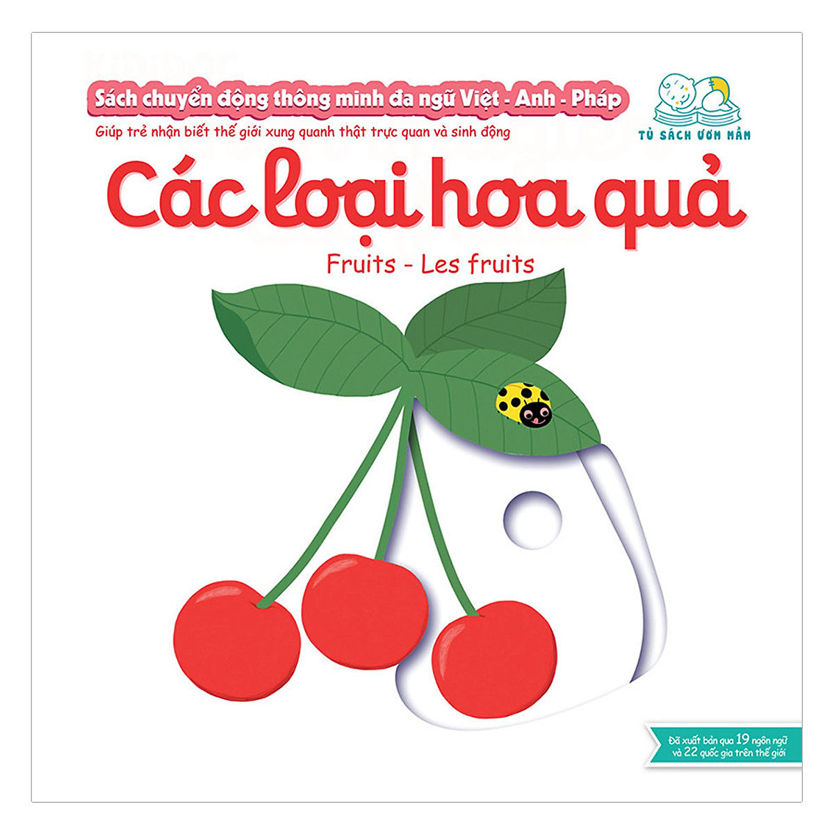 Sách Chuyển Động - Đa Ngữ A-V-P: Fruits - Các Loại Hoa Quả