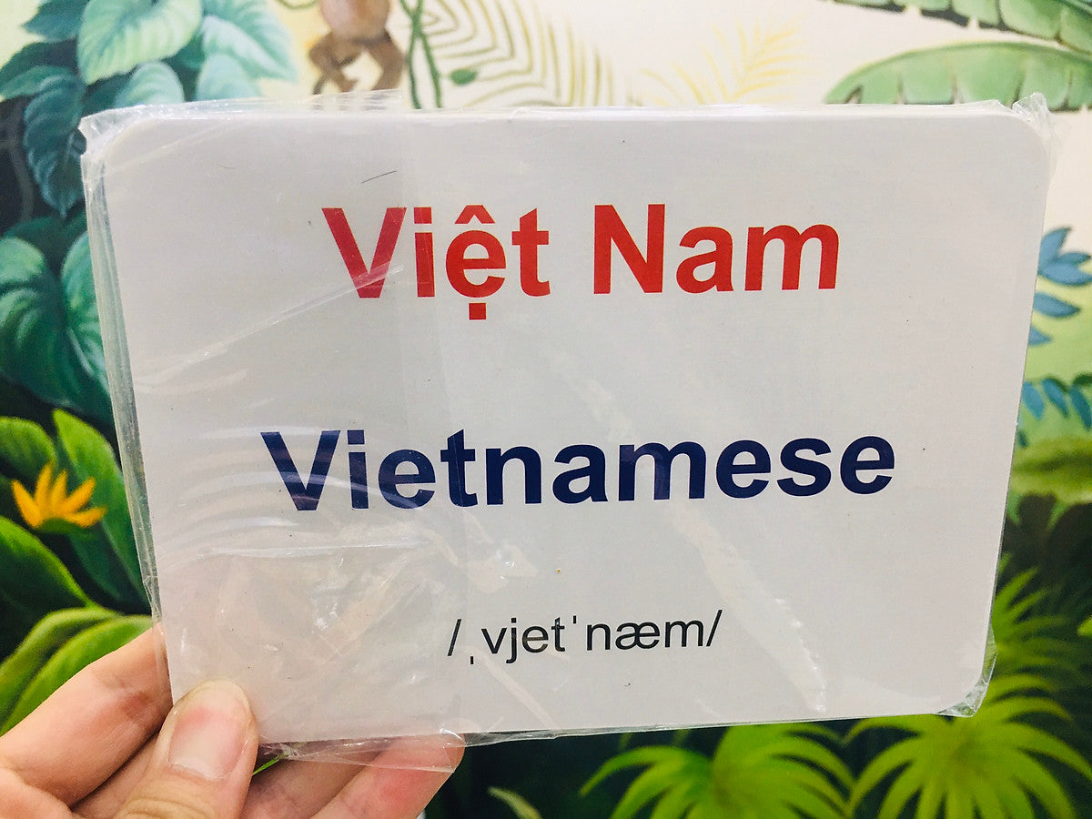 Bộ Thẻ Học Thông Minh Flashcard Song Ngữ Cho Bé