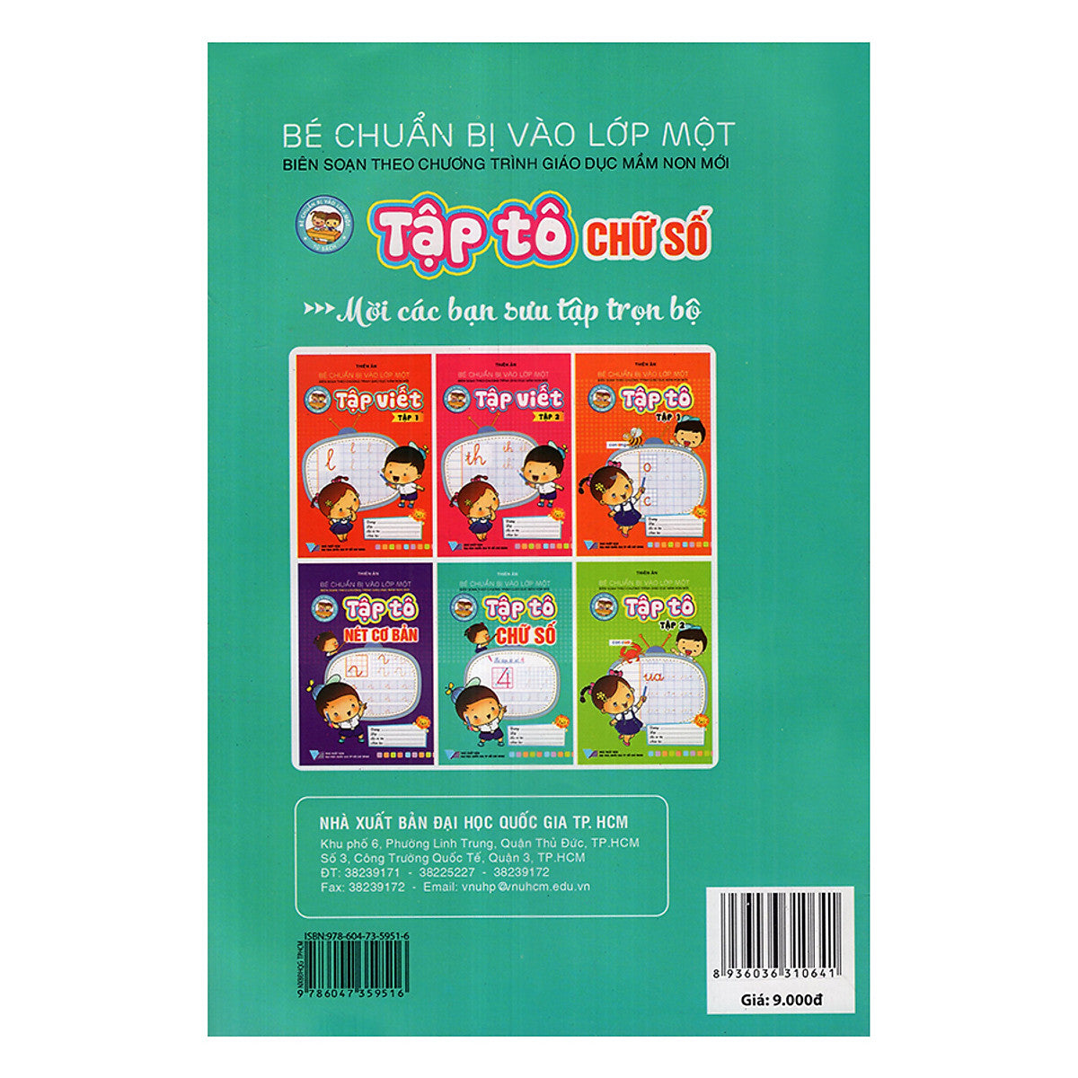 Tập Tô Chữ Số Chuẩn Bị Vào Lớp 1