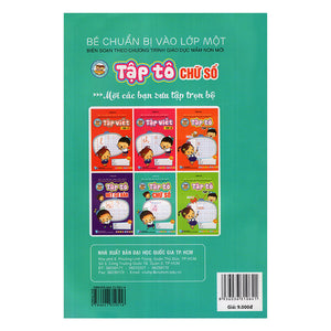 Tập Tô Chữ Số Chuẩn Bị Vào Lớp 1