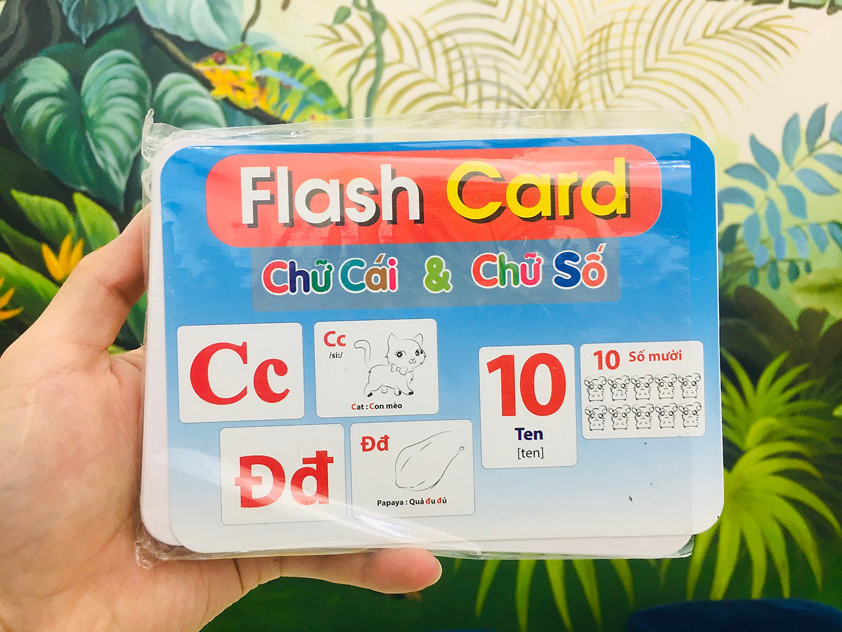 Bộ Thẻ Học Thông Minh Flashcard Song Ngữ Cho Bé