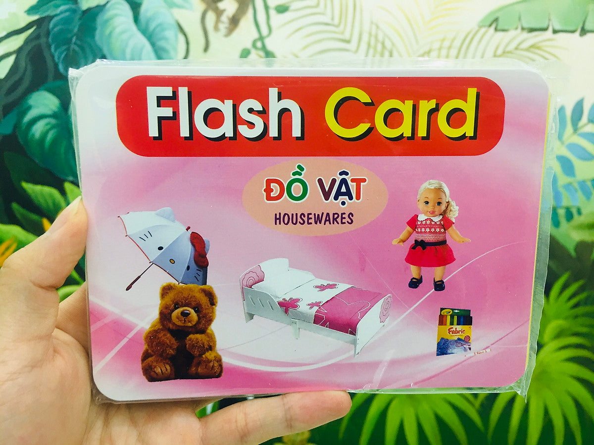 Bộ Thẻ Học Thông Minh Flashcard Song Ngữ Cho Bé