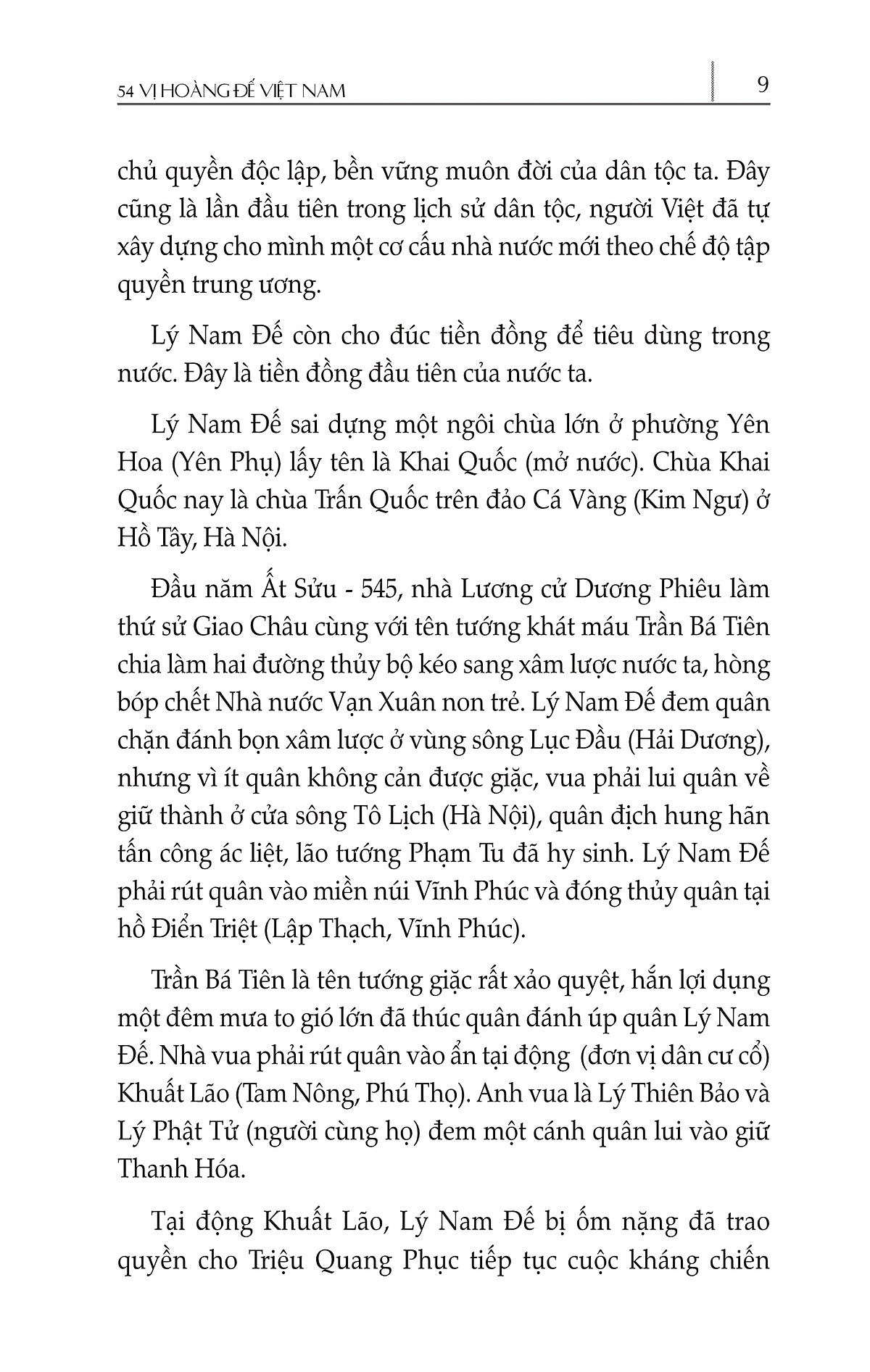 54 Vị Hoàng Đế Việt Nam