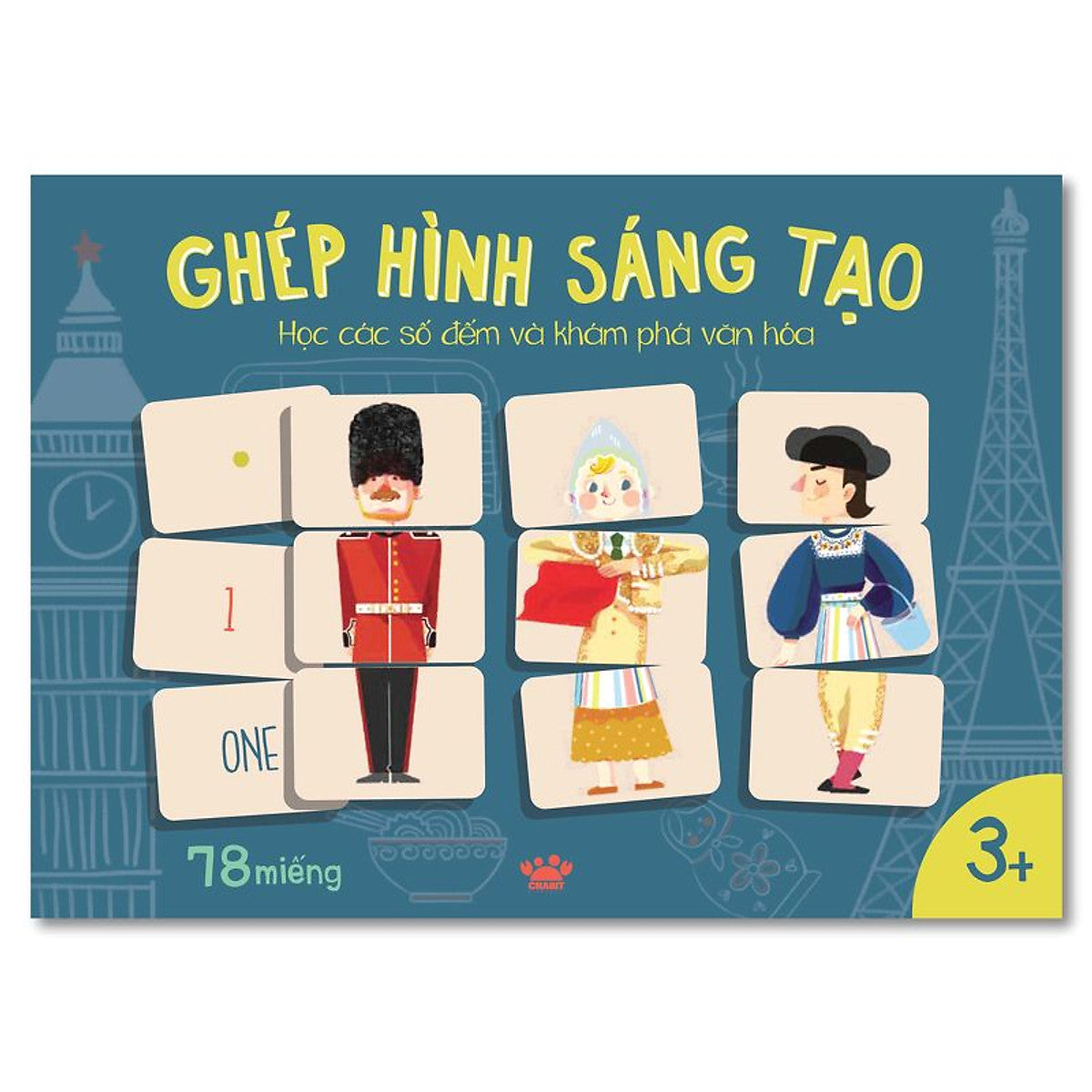 Bộ Ghép Hình Sáng Tạo - Học Số