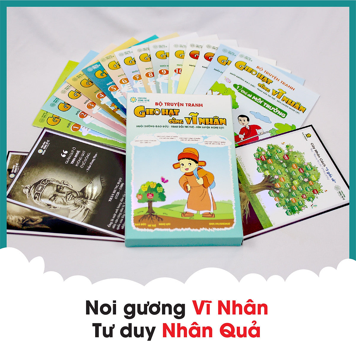 Bộ Truyện Tranh Gieo Hạt Cùng Vĩ Nhân