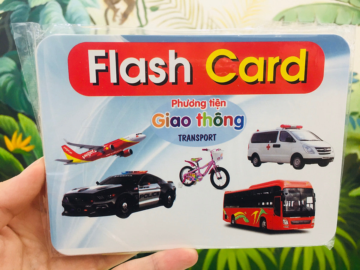 Bộ Thẻ Học Thông Minh Flashcard Song Ngữ Cho Bé