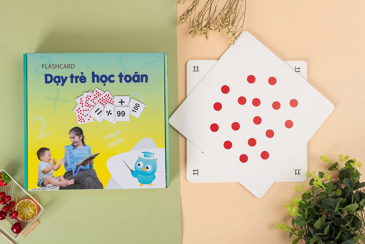 Gdkids - Dạy Trẻ Học Toán Flashcard Glenn Doman (109 Thẻ)