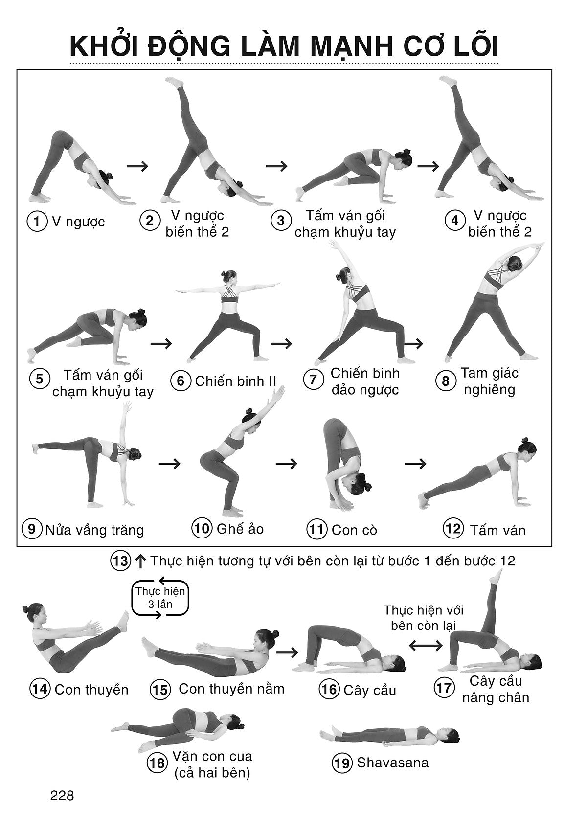 Hướng Dẫn Khởi Động & 200 Tư Thế Yoga Từ Cơ Bản Đến Nâng Cao