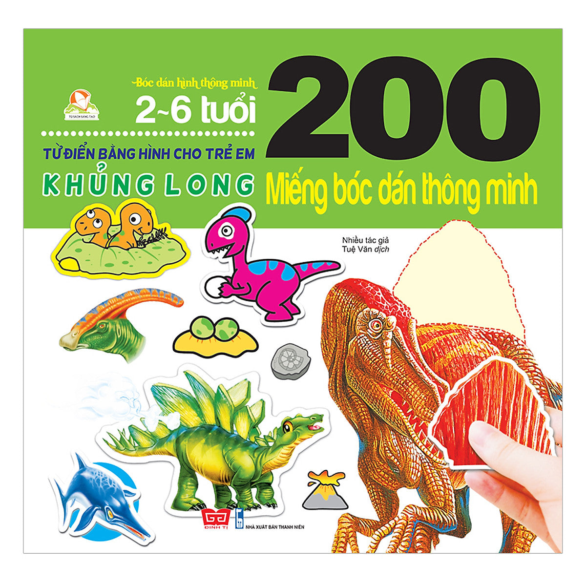 200 Miếng Bóc Dán Thông Minh Khủng Long