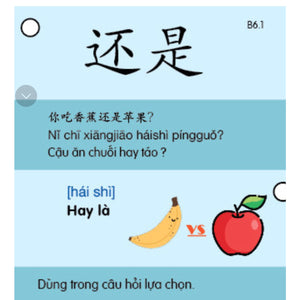 Flashcard Ngữ Pháp Tiếng Trung Bản In Màu - 300 Cấu Trúc Ngữ Pháp Trọng Điểm