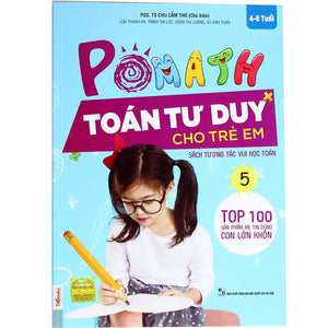 Combo Trọn Bộ Sách Pomath - Toán Tư Duy Cho Trẻ Em 4-6 Tuổi (6 Cuốn)