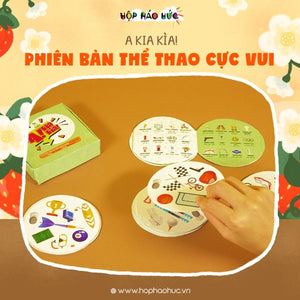 Set Trò Chơi A Kia Kìa Chủ Đề Thể Thao Rèn Luyện Tinh Mắt, Phản Xạ Cho Bé 6-10