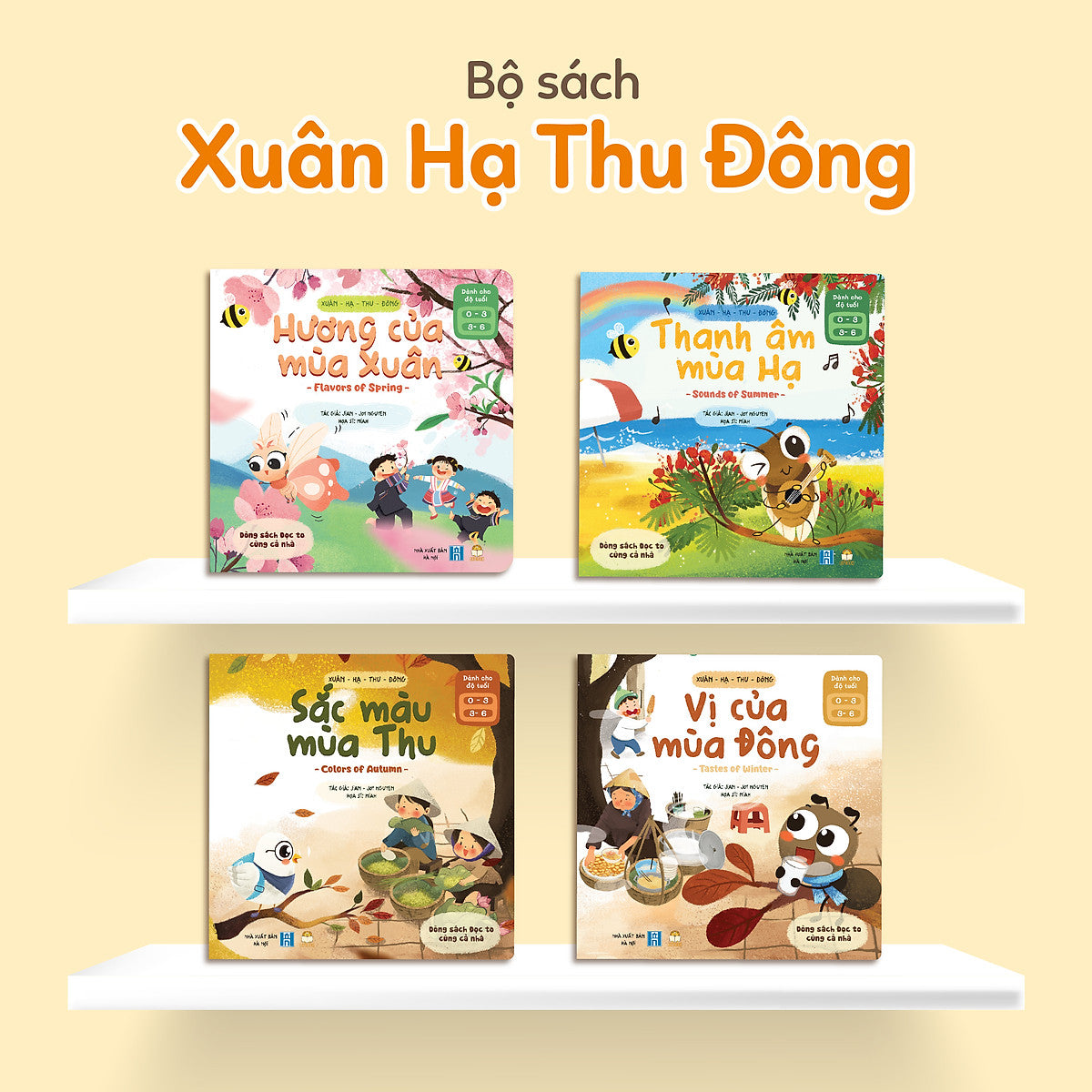 Bộ Xuân Hạ Thu Đông (4 Cuốn)