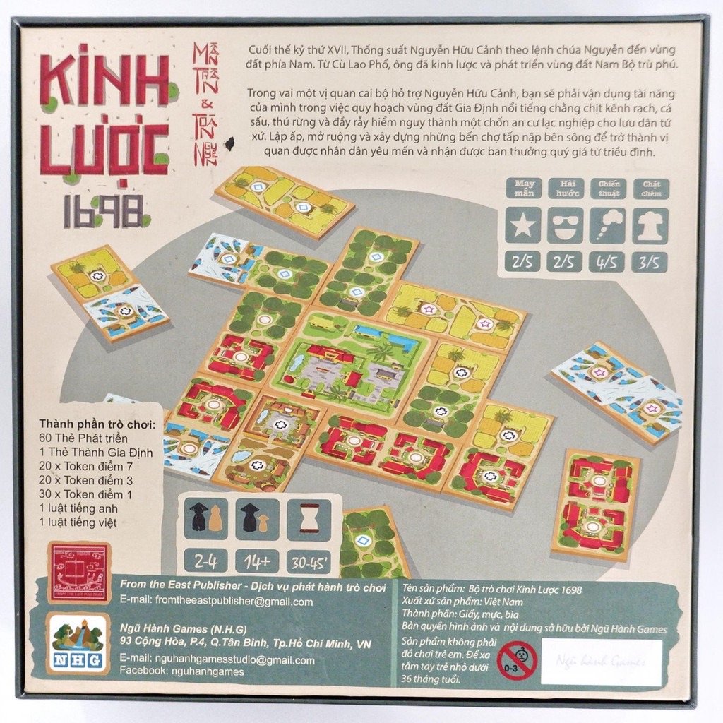 Board Game Kinh Lược 1698