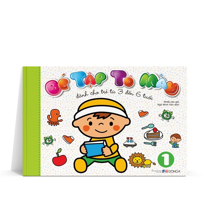 Bé tập tô màu tập 1 - 32 (xanh lá)