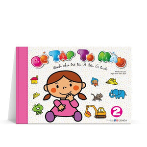 Bé tập tô màu tập 2 - 32 (hồng)
