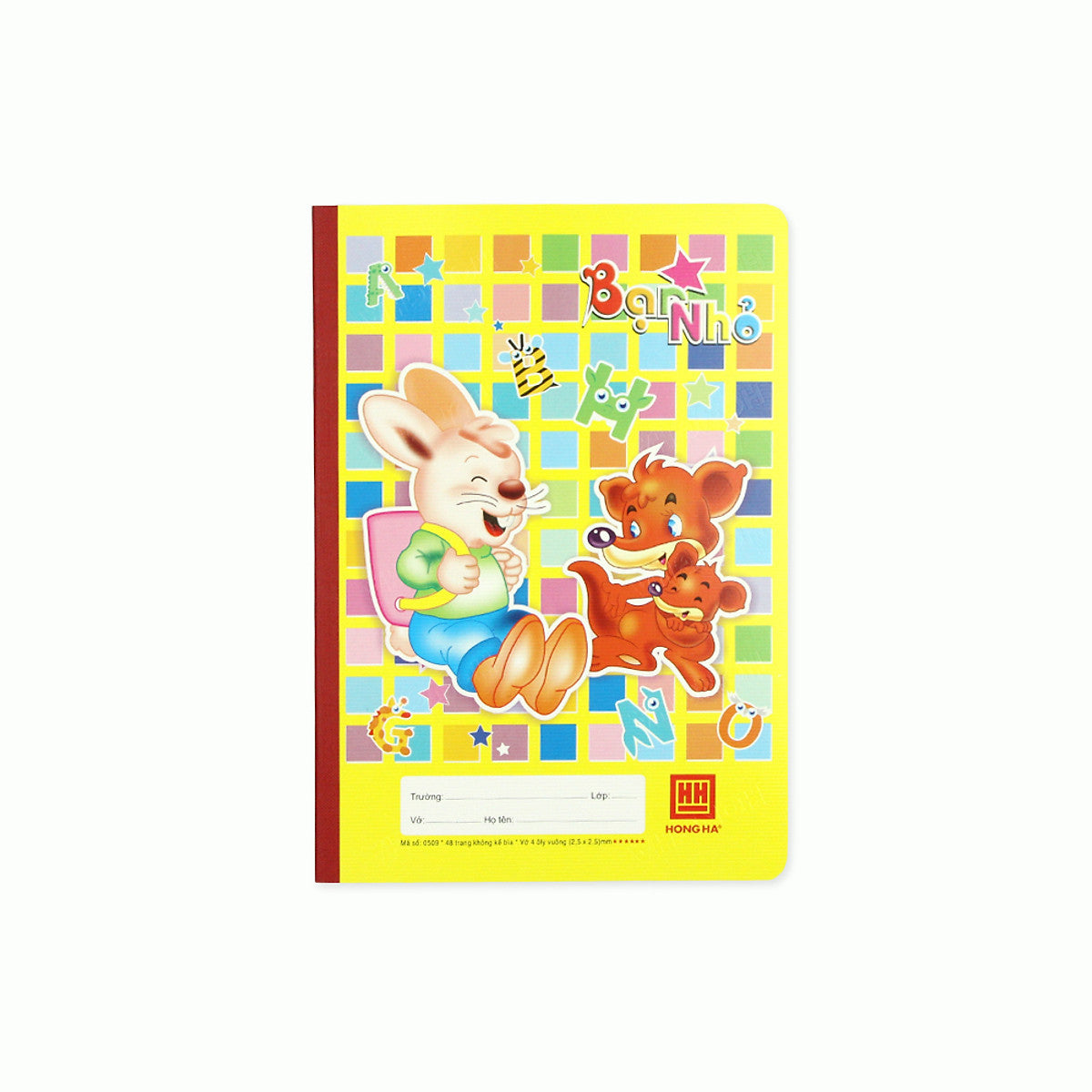 Lốc 10 Tập Vở 4 Ô Ly Hồng Hà School Bạn Nhỏ