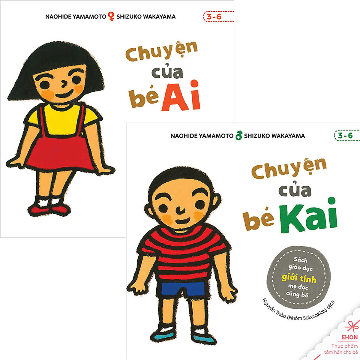 Combo 2 Cuốn : Chuyện Của Bé Ai + Chuyện Của Bé Kai - Sách Giáo Dục Giới Tính Mẹ Đọc Cùng Bé (3-6)