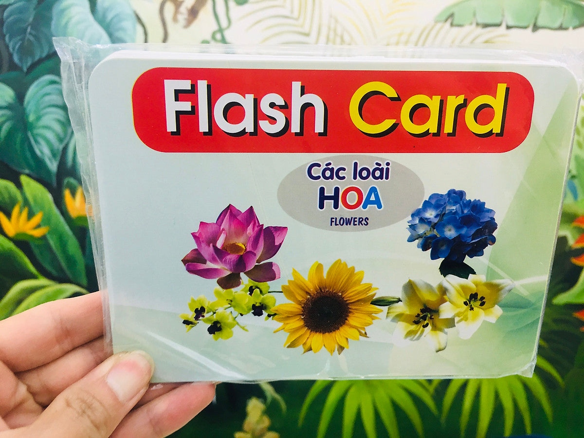 Bộ Thẻ Học Thông Minh Flashcard Song Ngữ Cho Bé