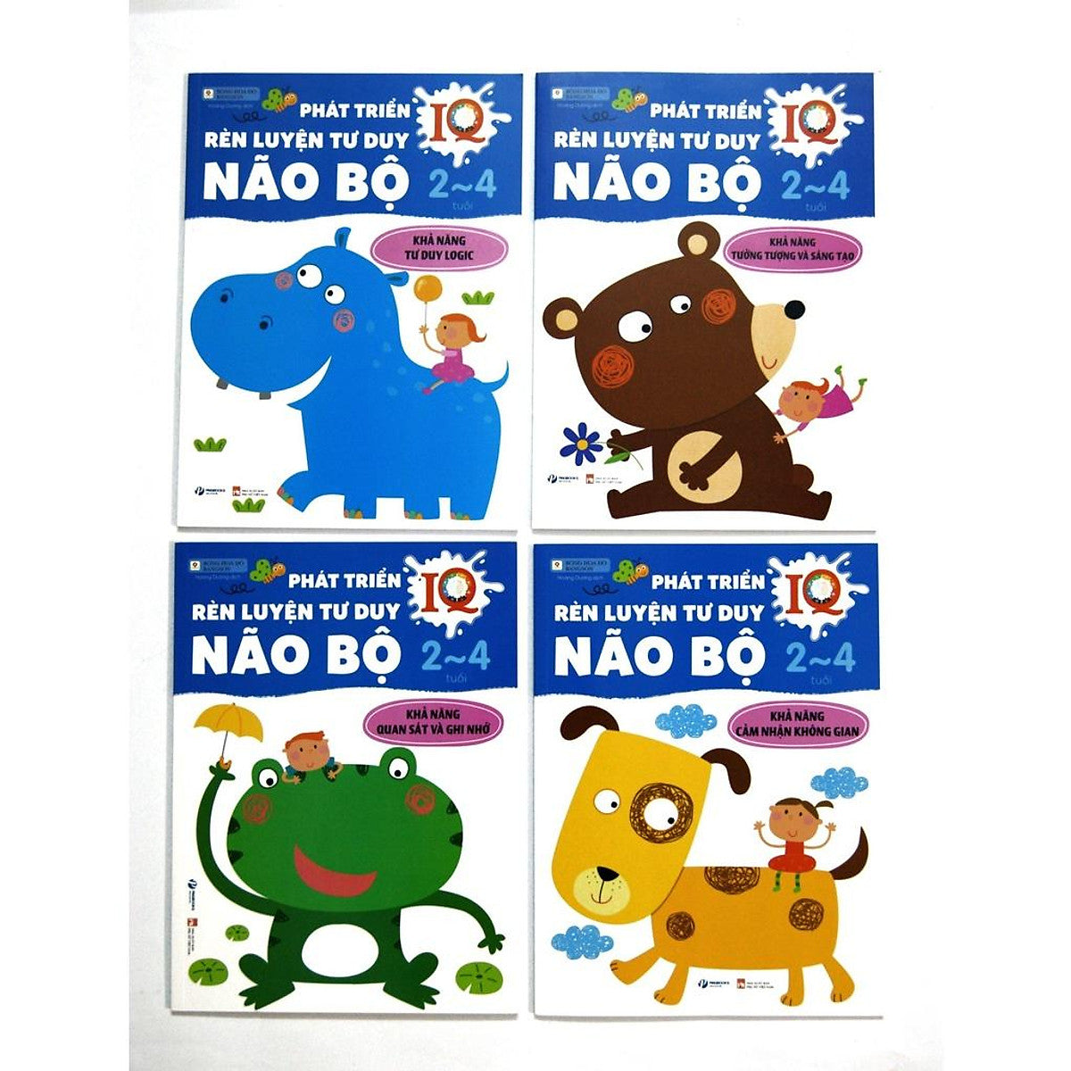 Phát Triển Iq, Rèn Luyện Tư Duy Não Bộ (2-4 Tuổi) - Tưởng Tượng, Sáng Tạo