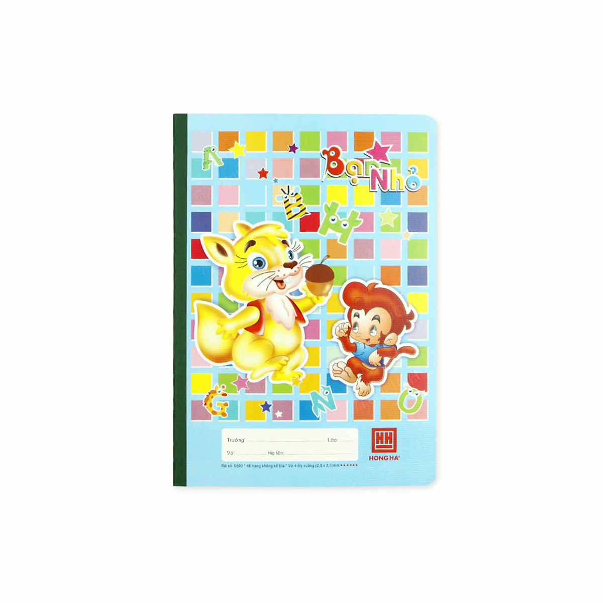 Lốc 10 Tập Vở 4 Ô Ly Hồng Hà School Bạn Nhỏ